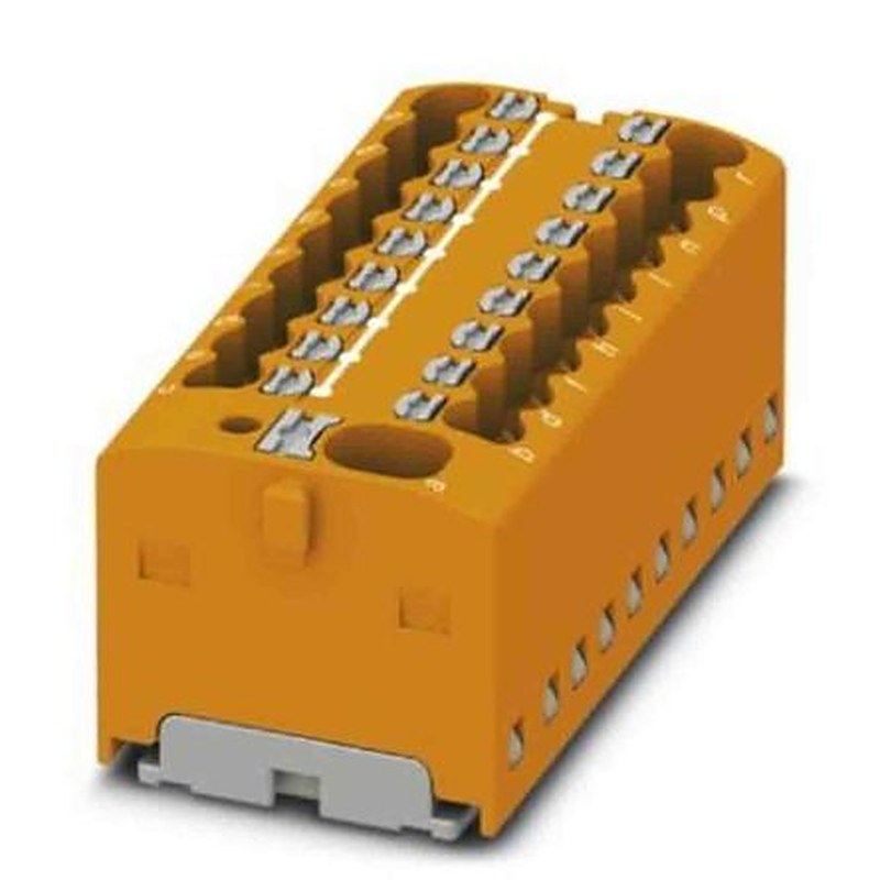 Phoenix Contact Distribution Block, 19 Way, 450V, 17.5A, Orange