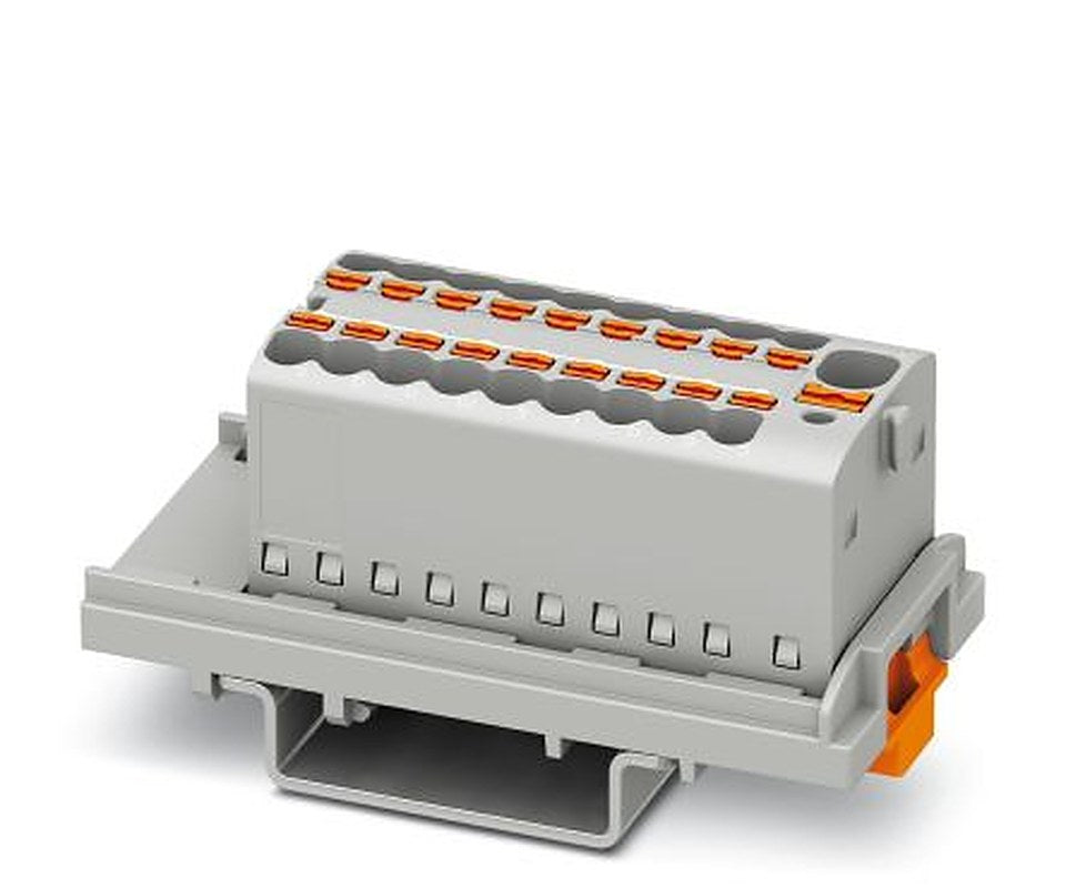 Phoenix Contact Distribution Block, 19 Way, 500V, 17.5A, Grey