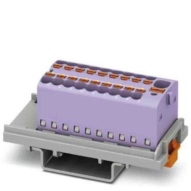 Phoenix Contact Distribution Block, 19 Way, 500V, 17.5A, Violet