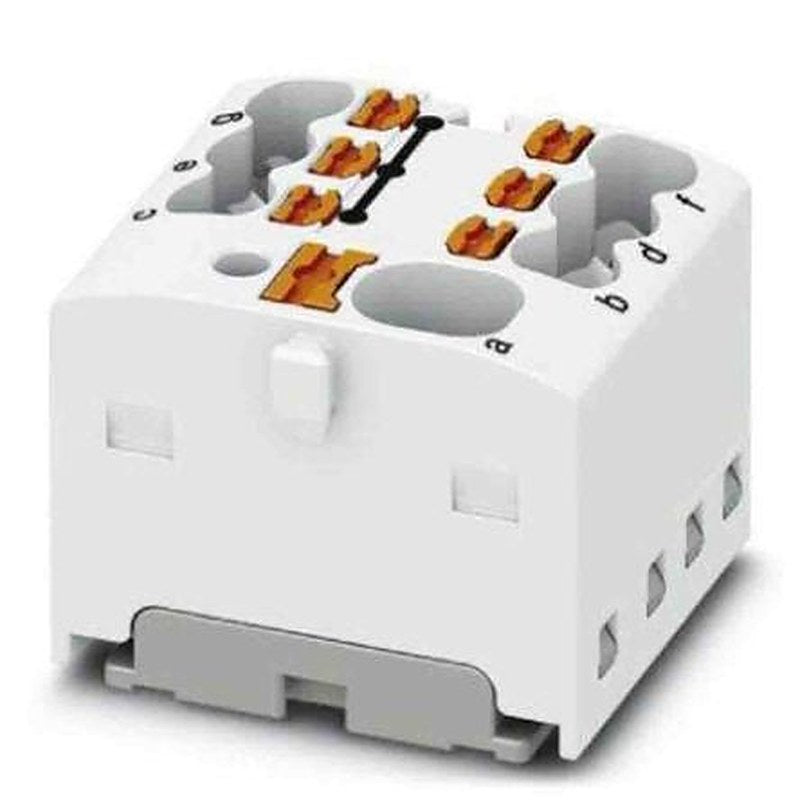 Phoenix Contact Distribution Block, 7 Way, 450V, 17.5A, White