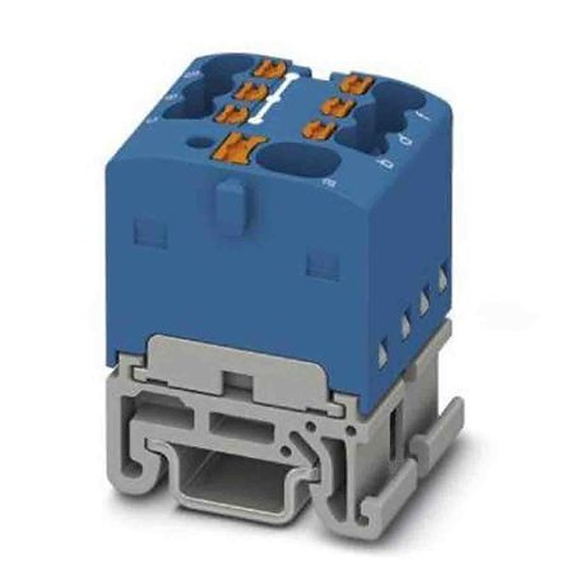 Phoenix Contact Distribution Block, 7 Way, 500V, 17.5A, Blue
