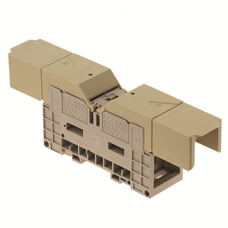 Weidmüller 1049240000 WFF Series Terminal Block Beige, 150mm², 6 mm², 1-Level, Threaded Stud