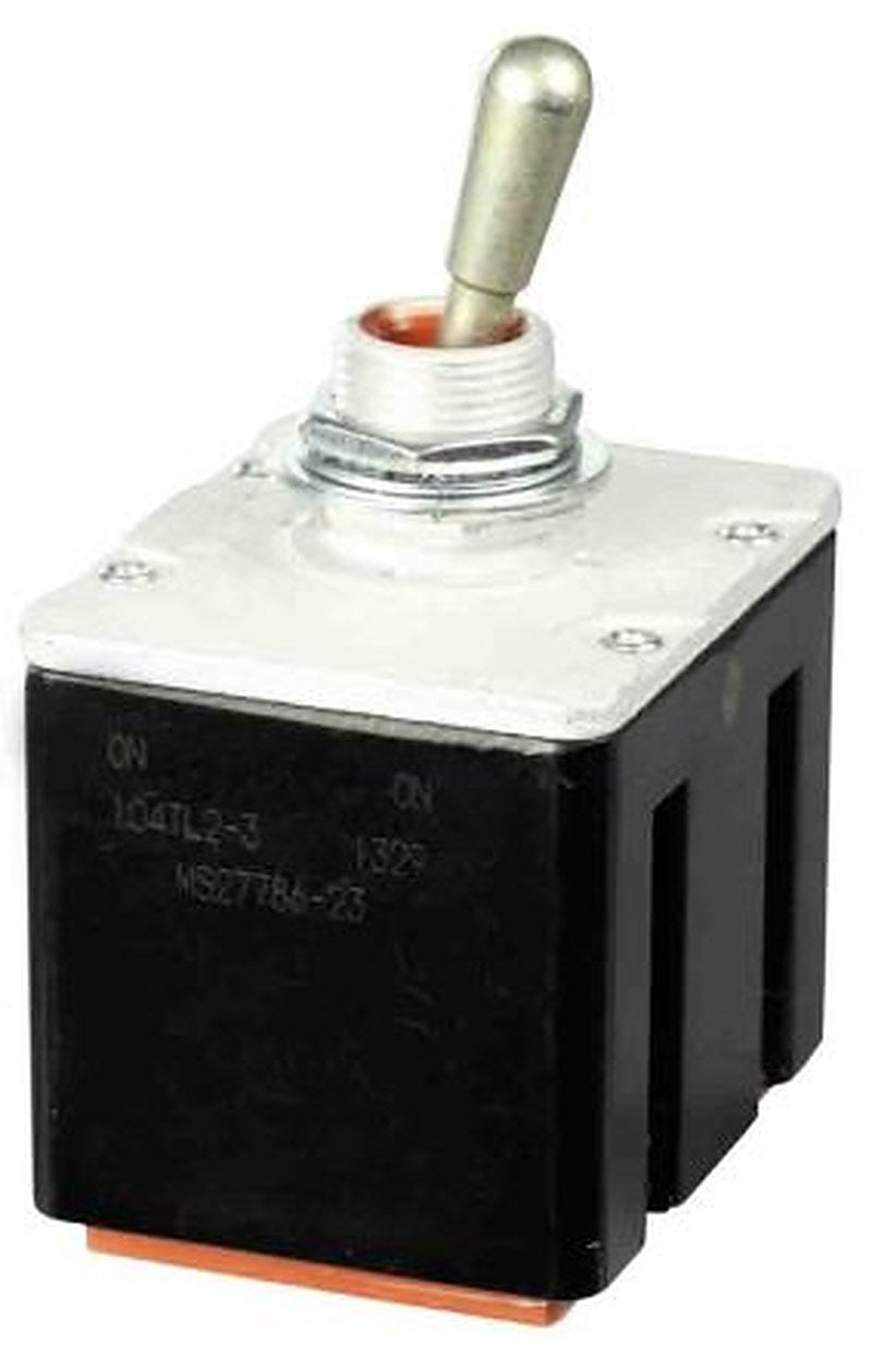 Honeywell Toggle Switch, Bushing Mount, On-On, 4PDT, Wire Terminal, 28 V dc, 125 V ac