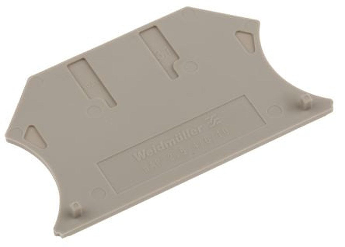 Weidmüller W Series End Cover for Use with DIN Rail Terminal Blocks, ATEX
