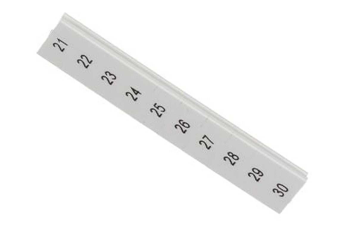 Phoenix Contact, ZB5.QR :21 -30 Polyamide Marker Strip for use with Terminal Block