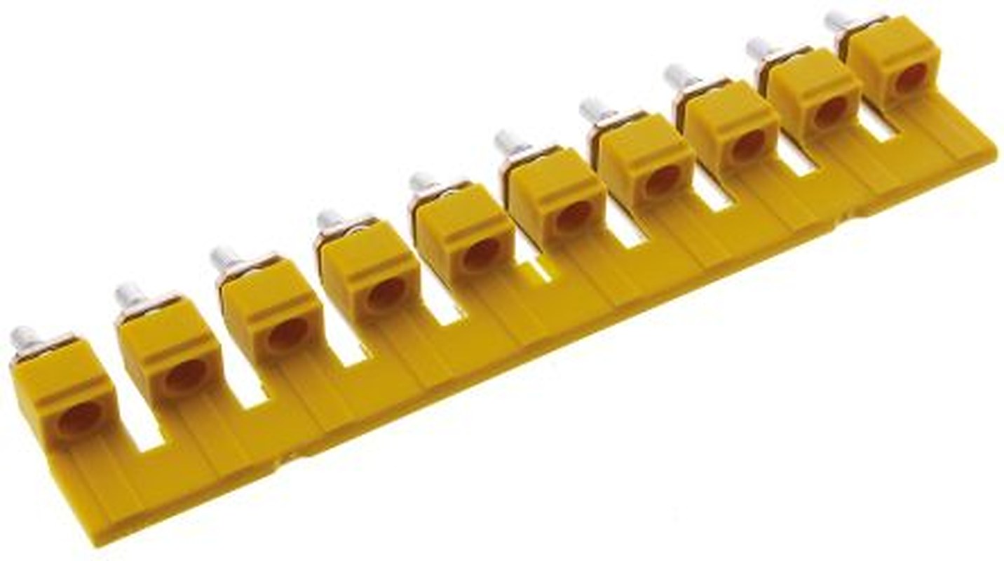 Weidmüller WQV Series Jumper Bar for Use with DIN Rail Terminal Blocks