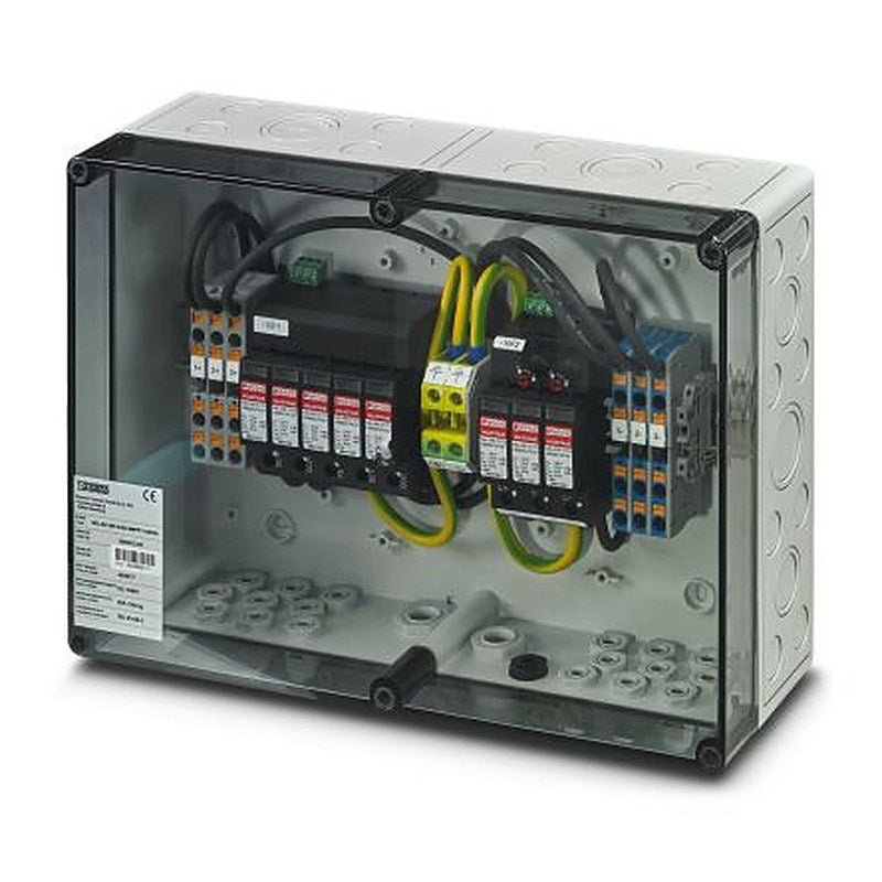 Phoenix Contact KMK UV (29X8) Series Transparent Polycarbonate Junction Box, IP65, 111 mm, 361mm 254 mm