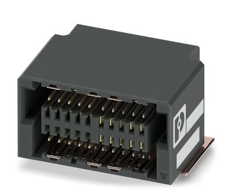 Phoenix Contact Straight Surface PCB Socket, 20-Contact, 2 Row, 0.8 mm Pitch Solder