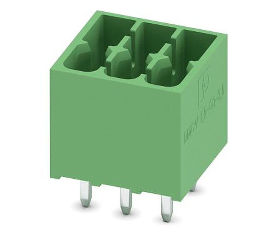 Phoenix Contact DMCV 1.5 Series Pluggable Terminal Block, 3-Contact, 3.5 mm Pitch, 2 Row, 1053832