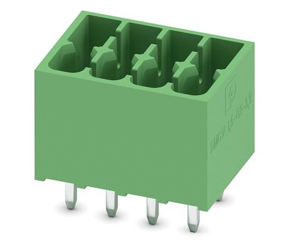 Phoenix Contact DMCV 1.5 Series Pluggable Terminal Block, 4-Contact, 3.5 mm Pitch, 2 Row, 1053837