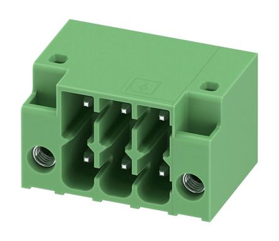 Phoenix Contact DMC1.5 Series Pluggable Terminal Block, 3-Contact, 3.5 mm Pitch, 2 Row, 1053866