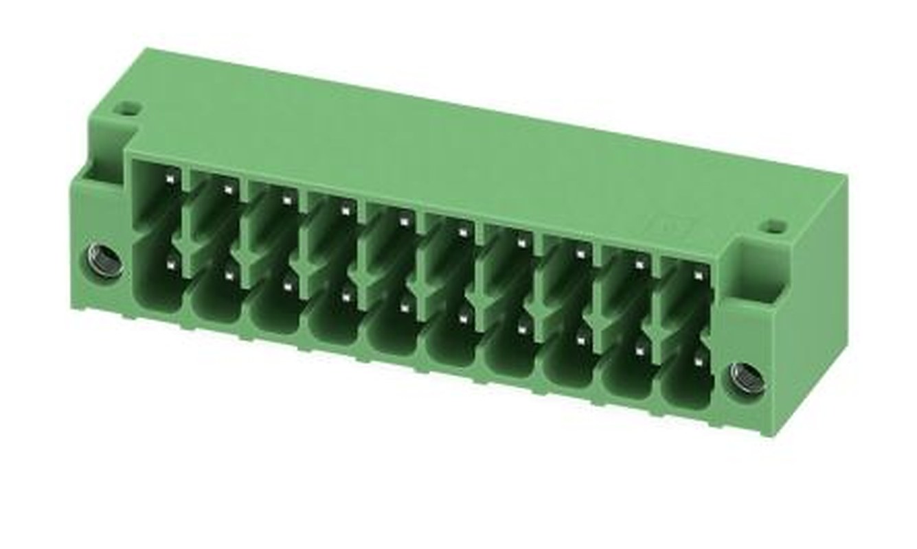 Phoenix Contact DMC1.5 Series Pluggable Terminal Block, 10-Contact, 3.5 mm Pitch, 2 Row, 1053873
