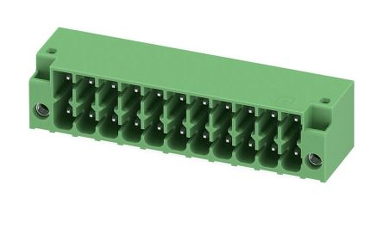 Phoenix Contact DMC1.5 Series Pluggable Terminal Block, 11-Contact, 3.5 mm Pitch, 2 Row, 1053874