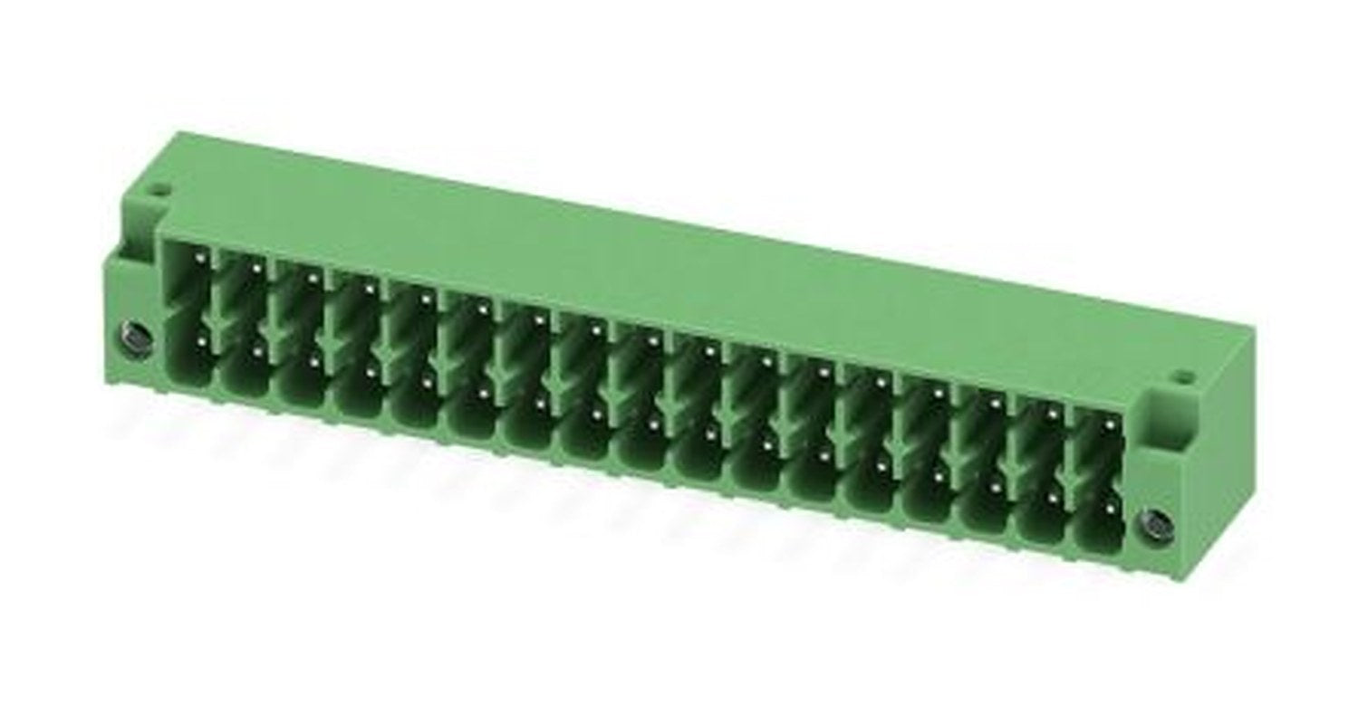 Phoenix Contact DMC1.5 Series Pluggable Terminal Block, 17-Contact, 3.5 mm Pitch, 2 Row, 1053880