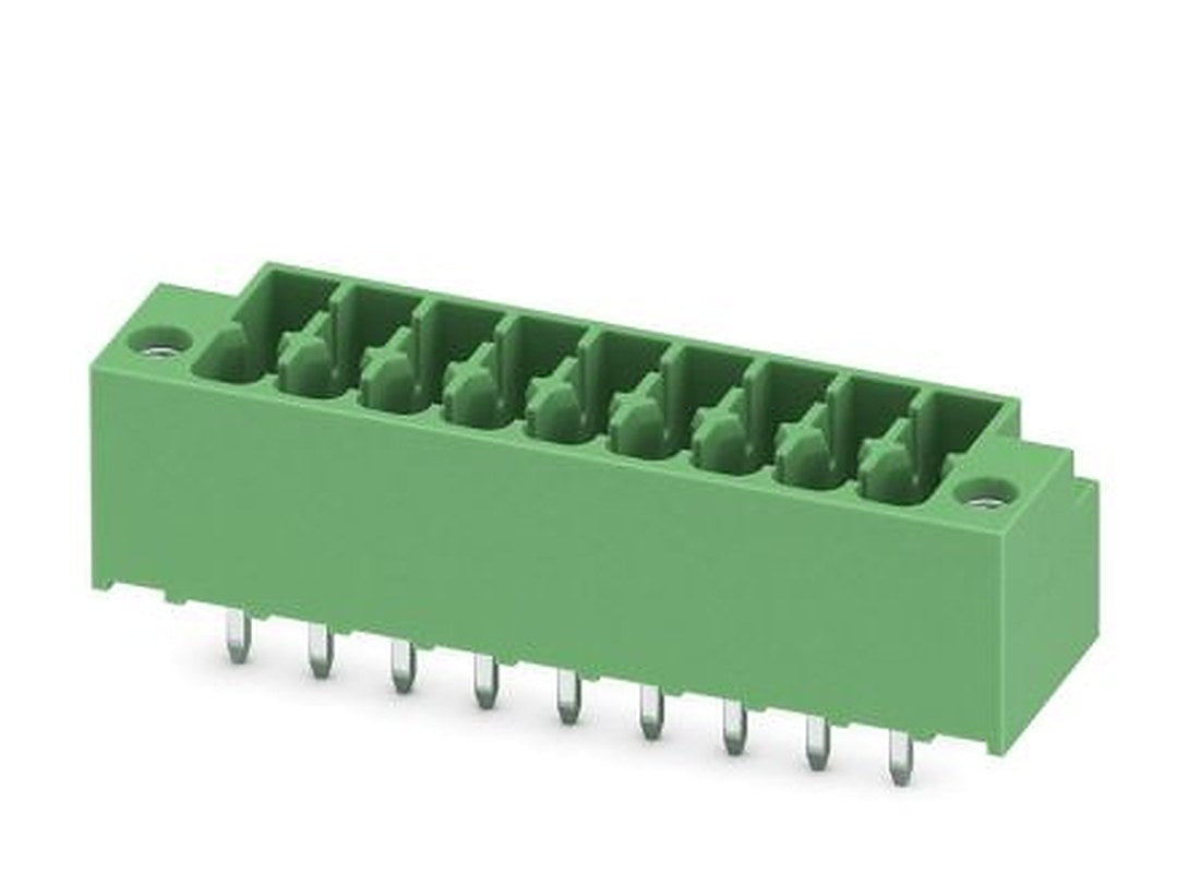 Phoenix Contact DMCV 1.5 Series Pluggable Terminal Block, 9-Contact, 3.5 mm Pitch, 2 Row, 1054067