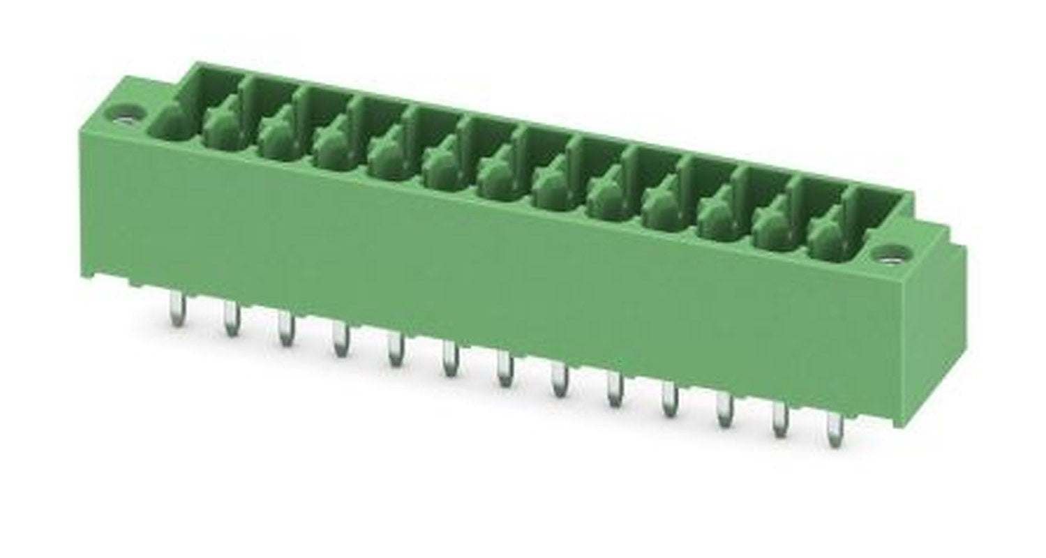 Phoenix Contact DMCV 1.5 Series Pluggable Terminal Block, 13-Contact, 3.5 mm Pitch, 2 Row, 1054074