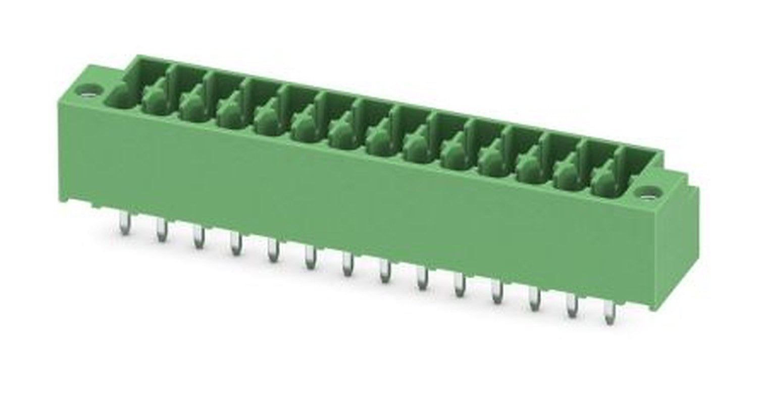 Phoenix Contact DMCV 1.5 Series Pluggable Terminal Block, 14-Contact, 3.5 mm Pitch, 2 Row, 1054075