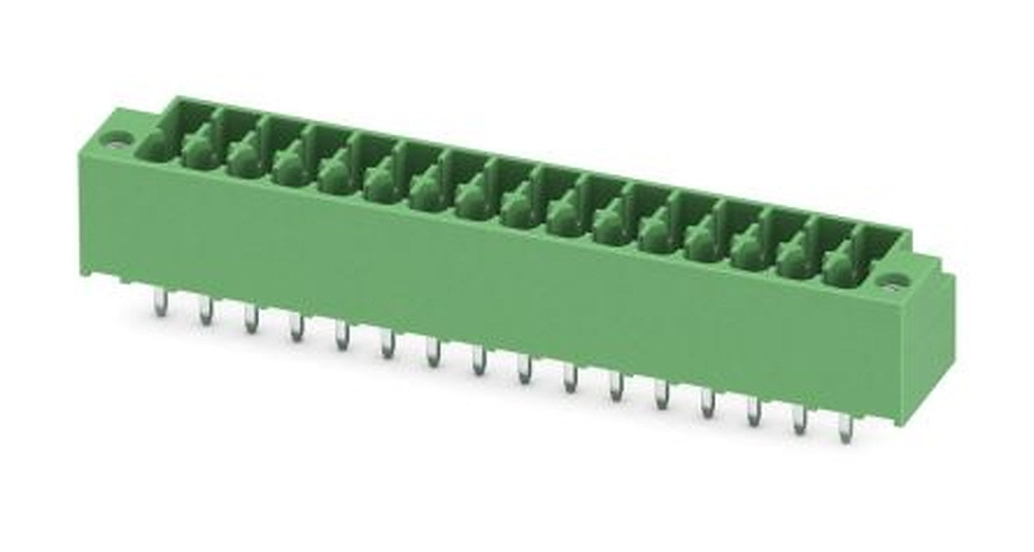 Phoenix Contact DMCV 1.5 Series Pluggable Terminal Block, 16-Contact, 3.5 mm Pitch, 2 Row, 1054077