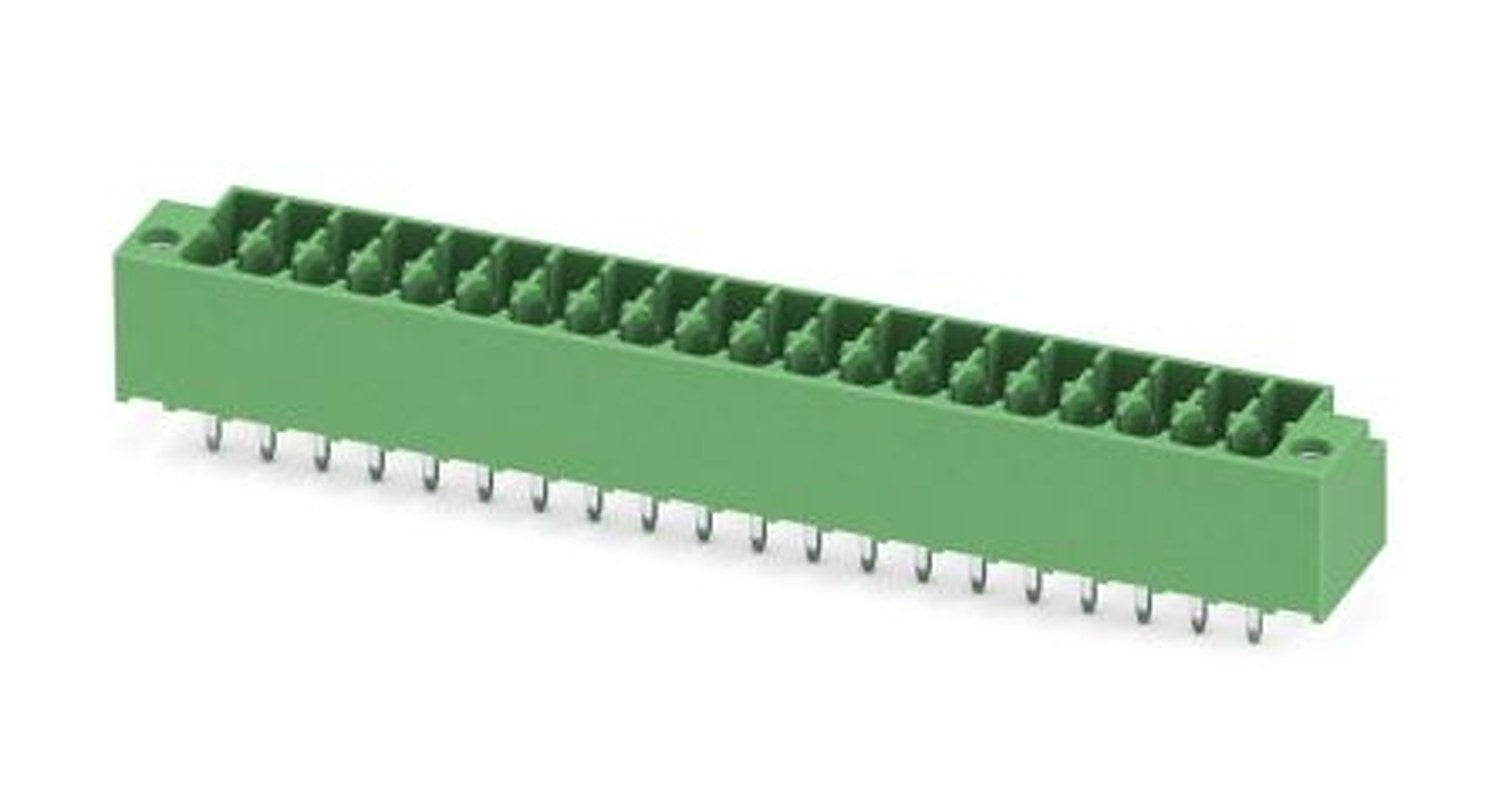 Phoenix Contact DMCV 1.5 Series Pluggable Terminal Block, 20-Contact, 3.5 mm Pitch, 2 Row, 1054081
