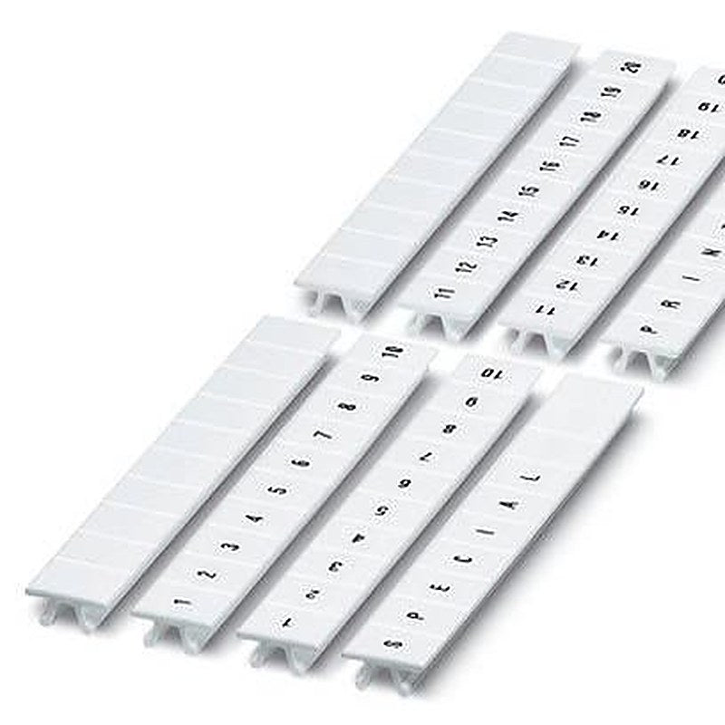 Phoenix Contact, ZB 7 Polyamide Terminal Marker for use with Terminal Block