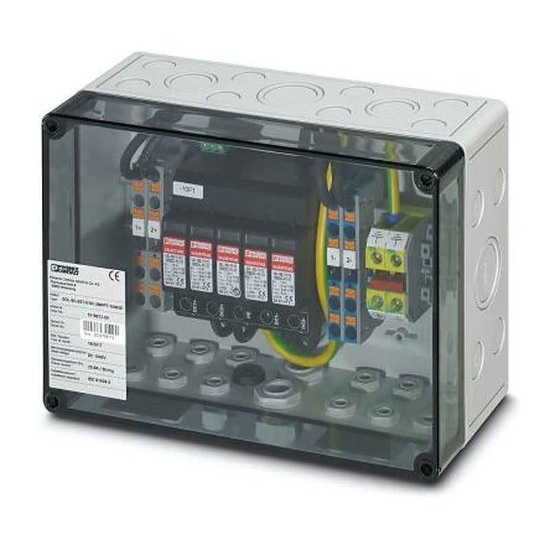Phoenix Contact CRIMPFOX DUO 10 Series Black, Green Polycarbonate Junction Box, IP65, 111 mm, 254mm 180 mm