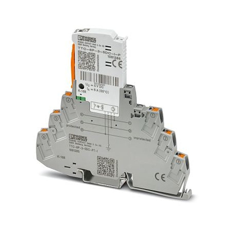 Phoenix Contact Surge Protector, 10 kA, 5 V, DIN Rail