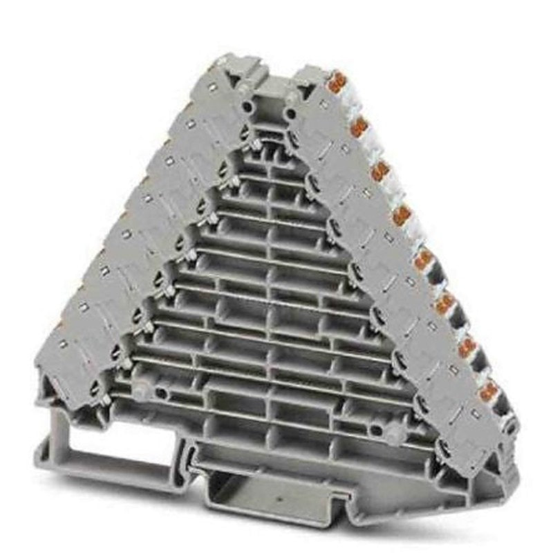 Phoenix Contact 1061721 PTRV Series DIN Rail Terminal Block Grey, 0.14mm², 2.5 mm², 8-Level, Push-in