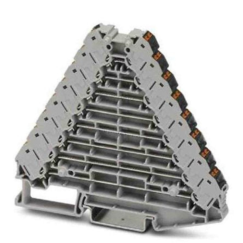 Phoenix Contact 1061722 PTRV Series DIN Rail Terminal Block Grey, 0.14mm², 2.5 mm², 8-Level, Push-in