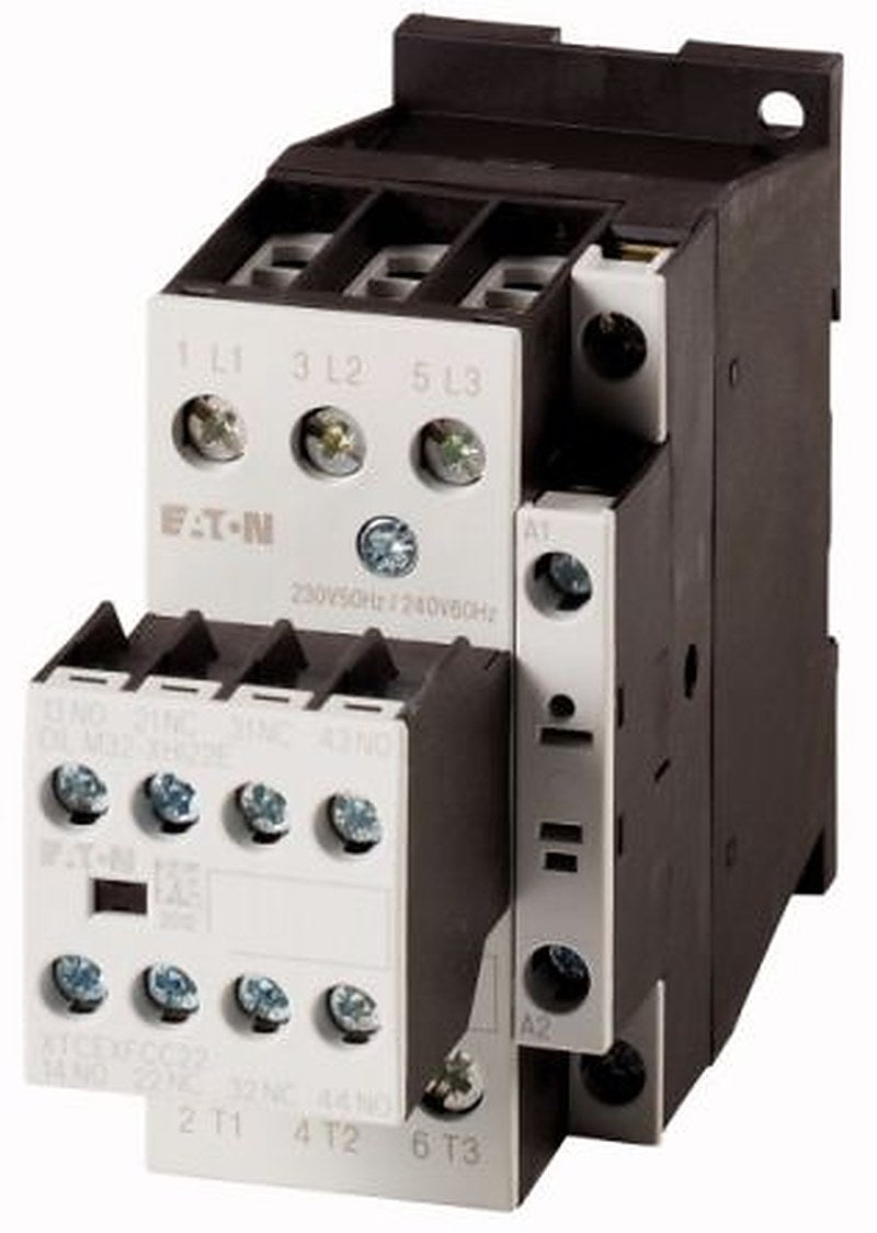 Eaton DILM Contactor, 240V Coil, 3-Pole, 45 A, 14 kW, 400V