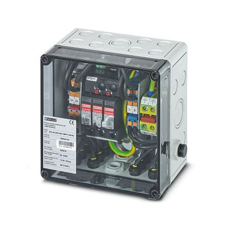 Phoenix Contact SOL-SC Series Black Polycarbonate Junction Box, IP65, 180 mm, 111mm 180 mm