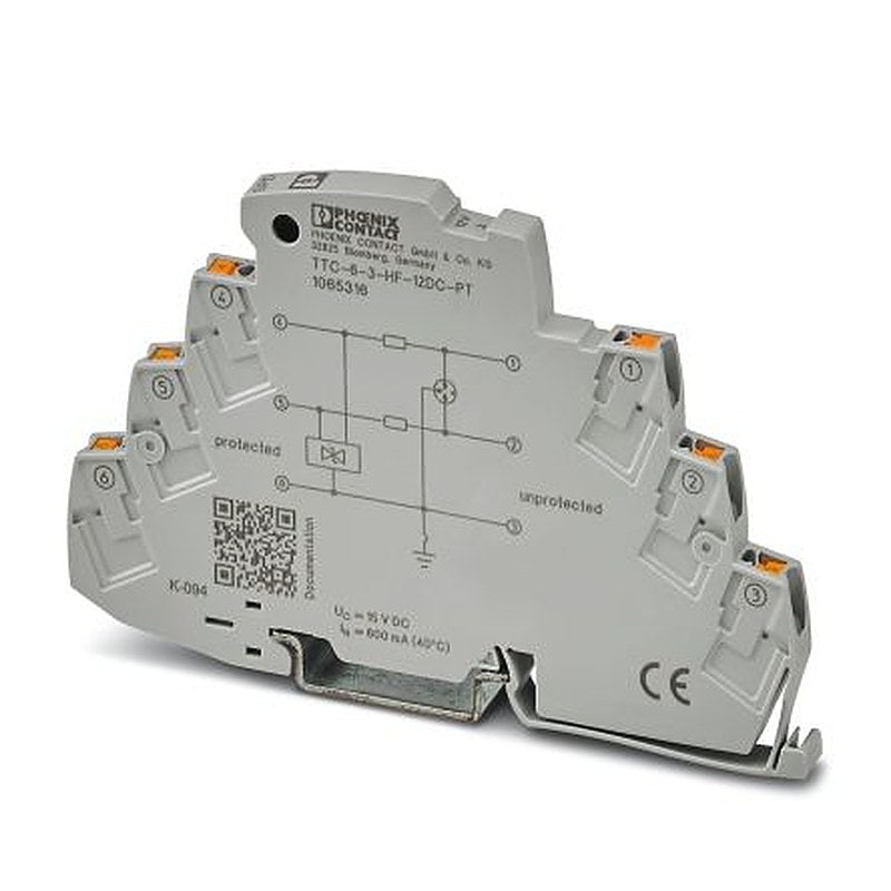 Phoenix Contact Surge Protector, 10 kA, 85 V, DIN Rail