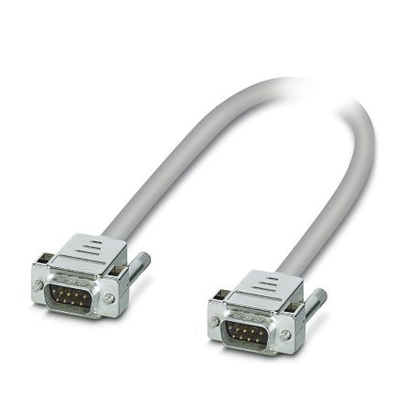 Phoenix Contact Male D-Sub 9-Pin to Male D-Sub Serial Cable, 2 m Halogen Free Sheath, 1066 Series