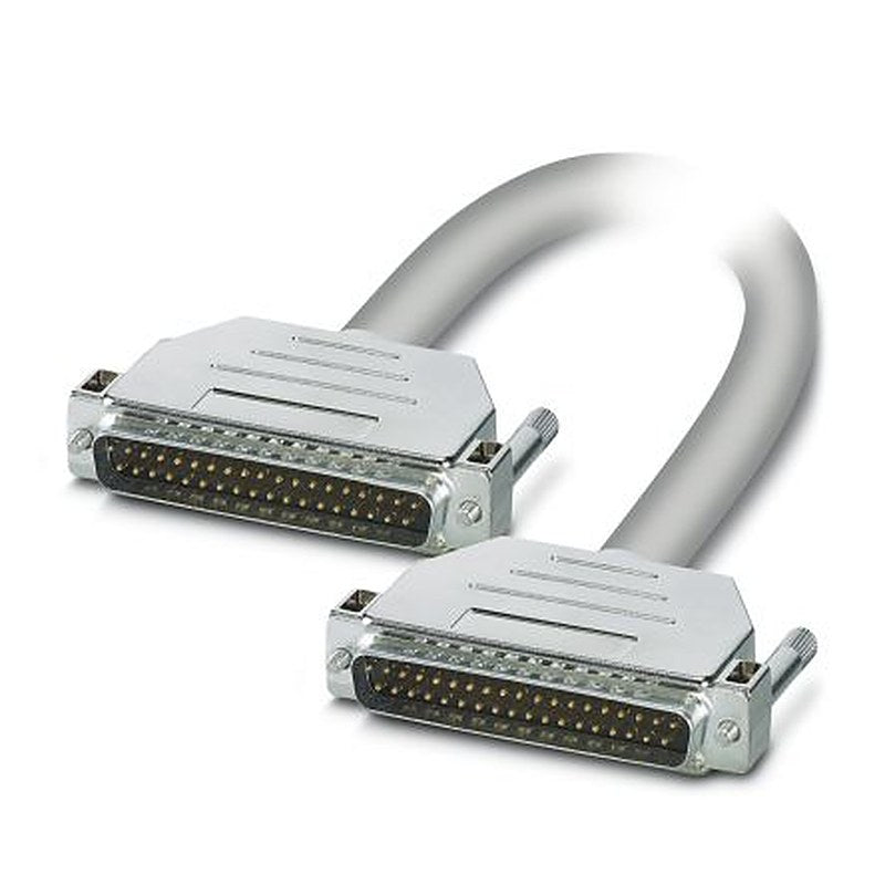 Phoenix Contact Male D-Sub 37-Pin to Male D-Sub Serial Cable, 3 m Halogen Free Sheath, 1066 Series
