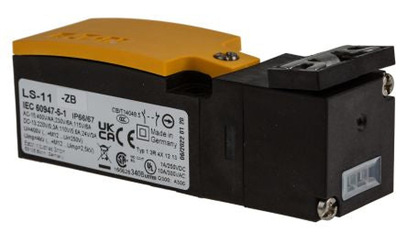 Eaton LS4 ZB Safety Interlock Switch Actuator Included, Plastic, Spring Lock
