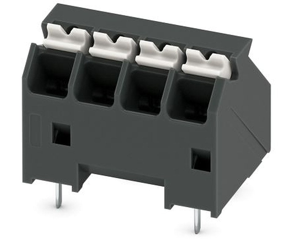 Phoenix Contact SPTA-THR Series PCB Terminal Block, 4-Contact, 3.81 mm Pitch, 1 Row, 1071180