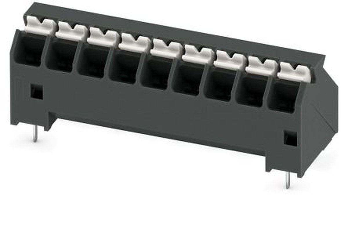 Phoenix Contact SPTA-THR Series PCB Terminal Block, 9-Contact, 3.81 mm Pitch, 1 Row, 1071186