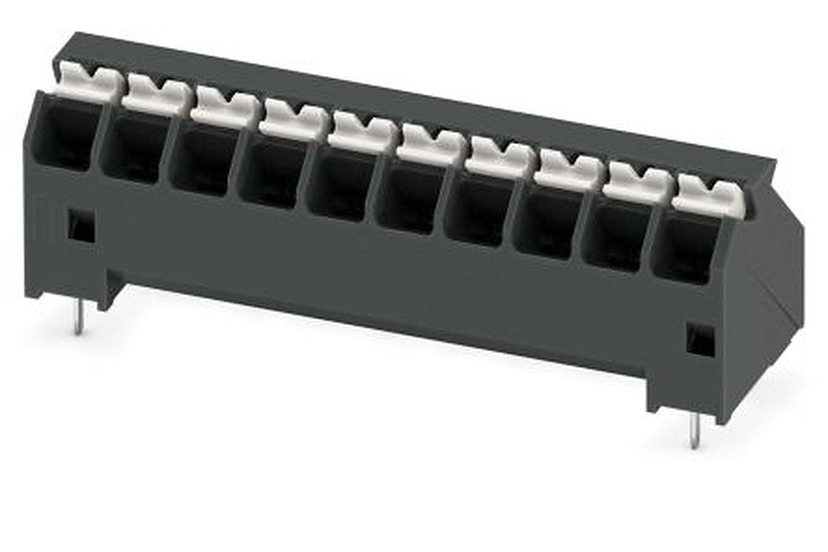 Phoenix Contact SPTA-THR Series PCB Terminal Block, 10-Contact, 3.81 mm Pitch, 1 Row, 1071187