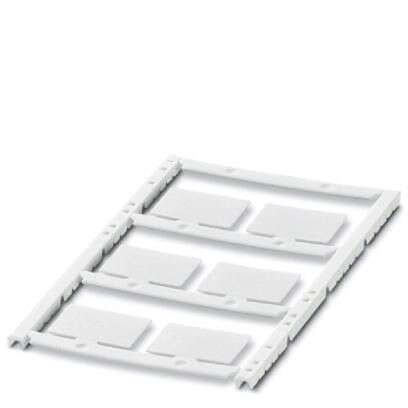 Phoenix Contact Panel Marker, 17.5 mm Length, 27 mm Height 1073987 White