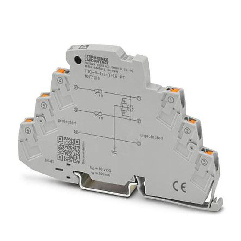 Phoenix Contact 1 Phase Surge Protector, 10 kA, 60 V, DIN Rail