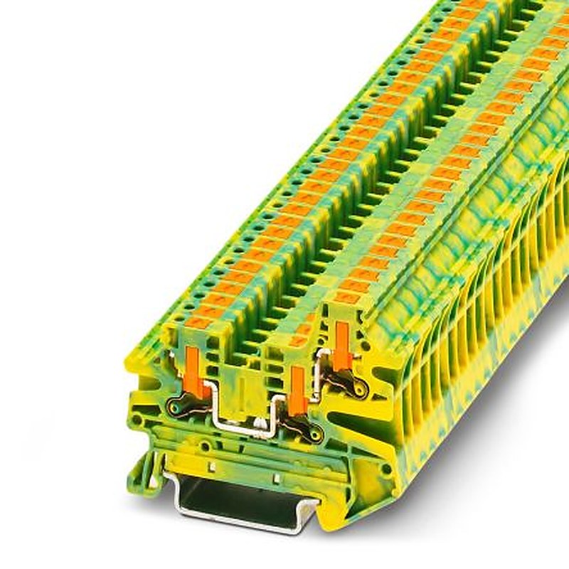 Phoenix Contact PTV Series Earth Terminal Block Push-in