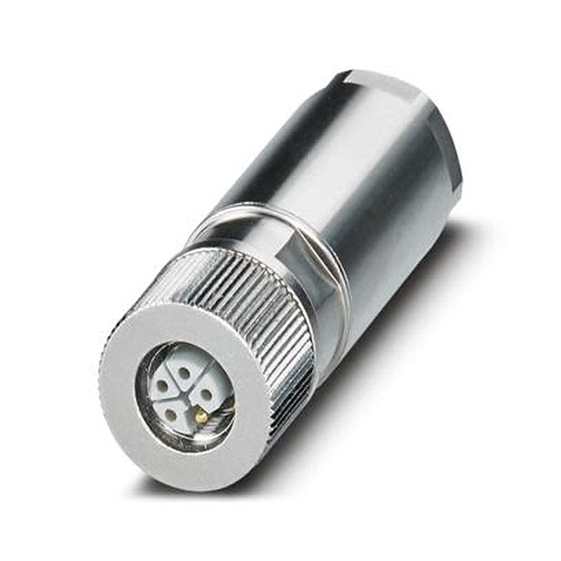 Phoenix Contact, SACC-M12FSL-4FECT-CL SH Power Connector Cable, 5 Spring Terminal, 63V dc 16A