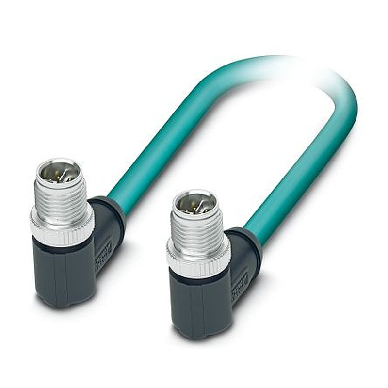 Phoenix Contact M12, 1 m Ethernet Cable Screened Polyurethane Sheath