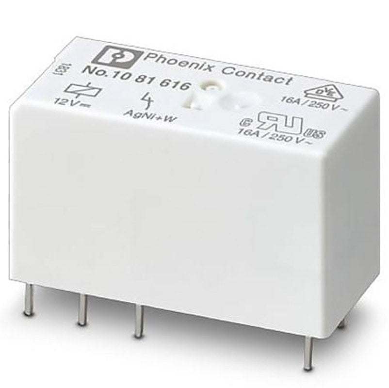 Phoenix Contact PCB Power Relay, 12V dc Coil, 16A Switching Current, SPST
