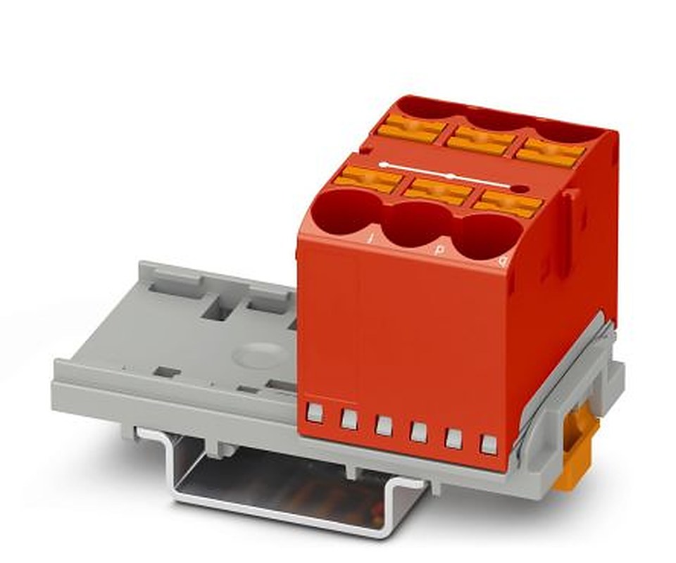 Phoenix Contact VIP Series Distribution Block, 6-Way, 90A