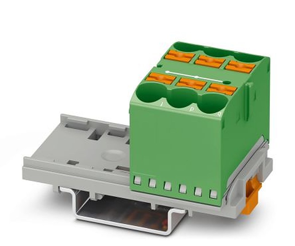 Phoenix Contact VIP Series Distribution Block, 6-Way, 90A