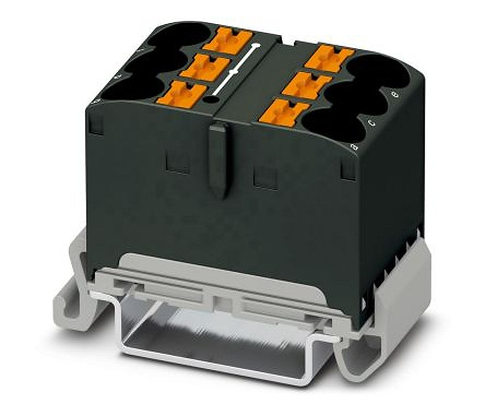 Phoenix Contact VIP Series Distribution Block, 6-Way, 90A