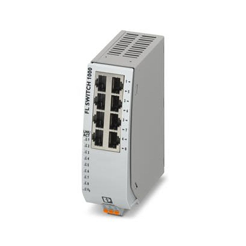 Phoenix Contact FL SWITCH 1008T Unmanaged 8 Port Industrial Ethernet Switch