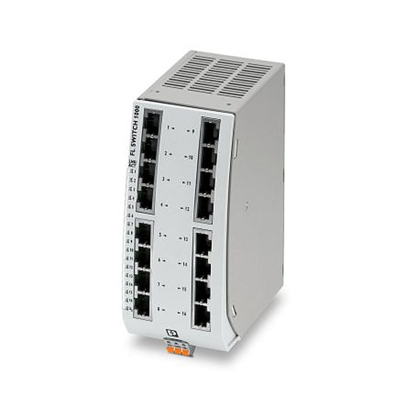 Phoenix Contact FL SWITCH Series DIN Rail Ethernet Switch, 16, 1000Mbps Transmission, 24 V