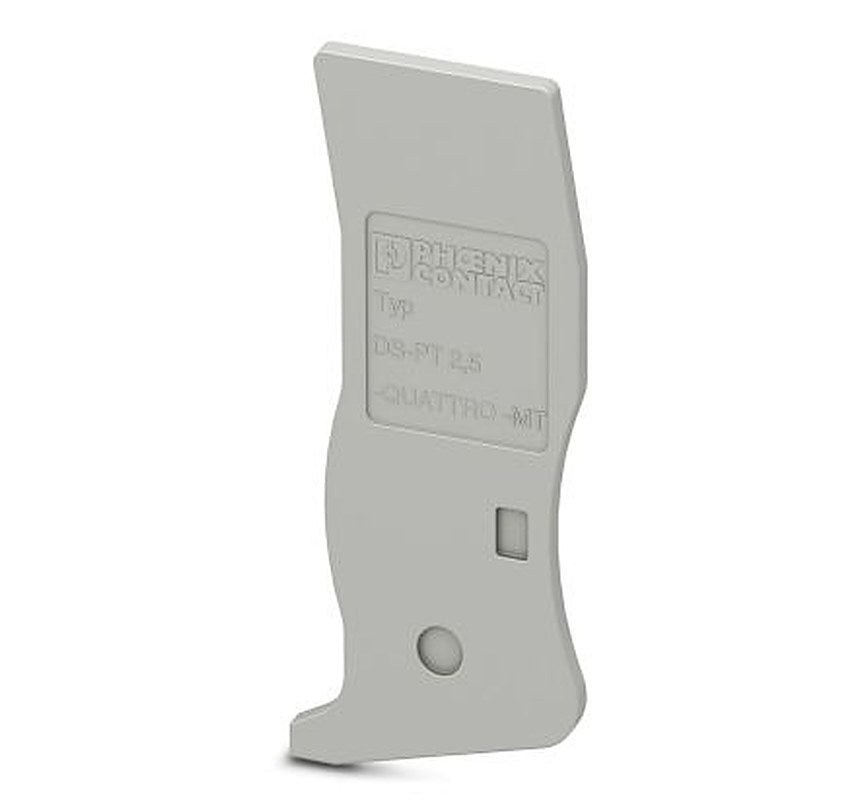 Phoenix Contact, DS-PT 2.5-QUATTRO-MT-R/500 Nylon Cover Segment for use with Terminal Block