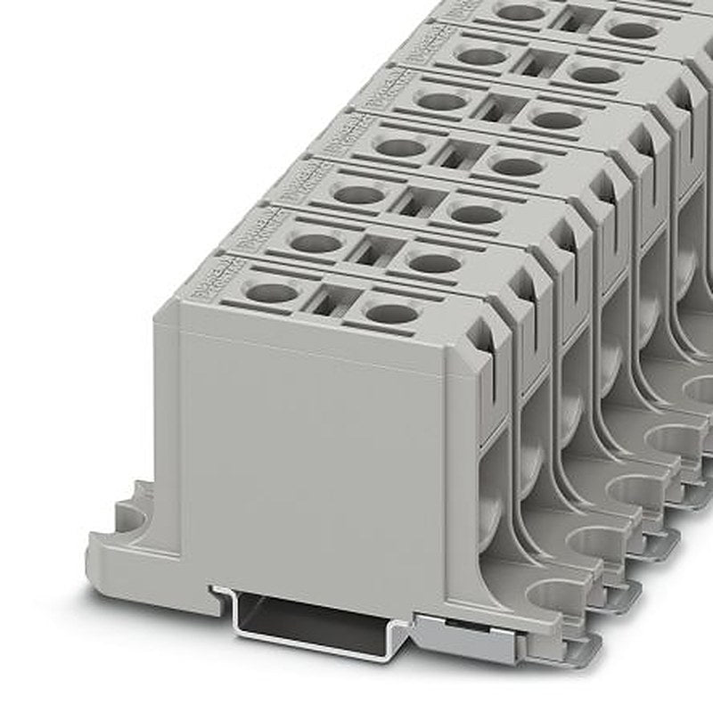 Phoenix Contact 1086465 UBAL 50 Series High Current Connector Grey, 6mm², 1-Level, Screw